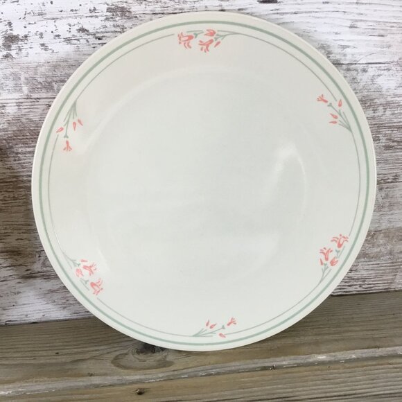 Corelle Summer Blossom Beige 10 1/4" Dinner Plates Set Of 3 - Picture 4 of 7